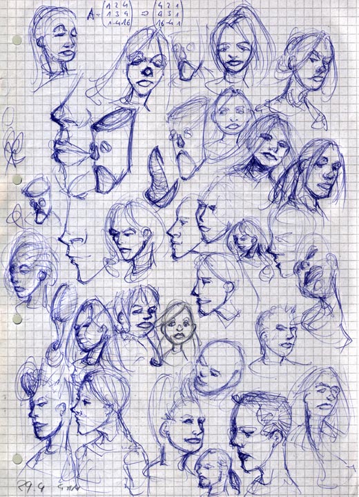 scribbles, where math homework should be